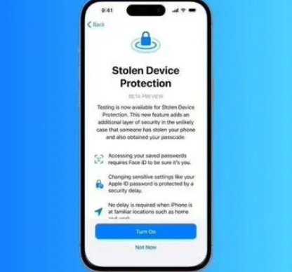 惠水苹果授权维修店分享被盗设备保护功能开启方法