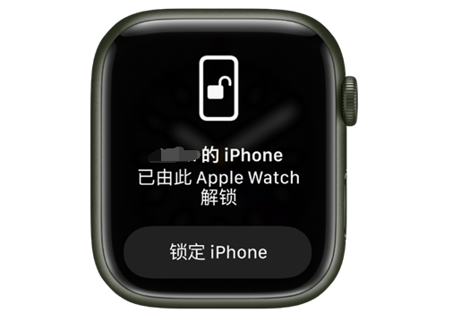 惠水苹果手机维修分享用 AppleWatch 解锁配备面容 ID 的 iPhone方法 